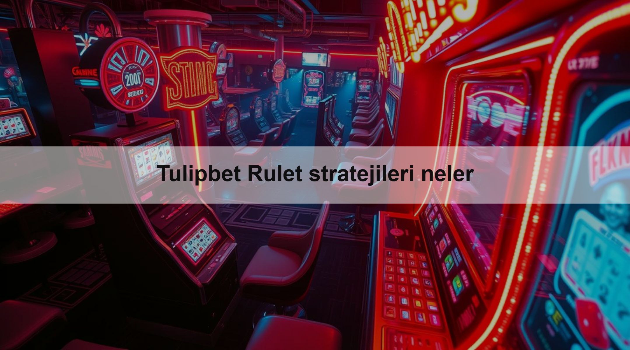 Tulipbet Rulet stratejileri neler